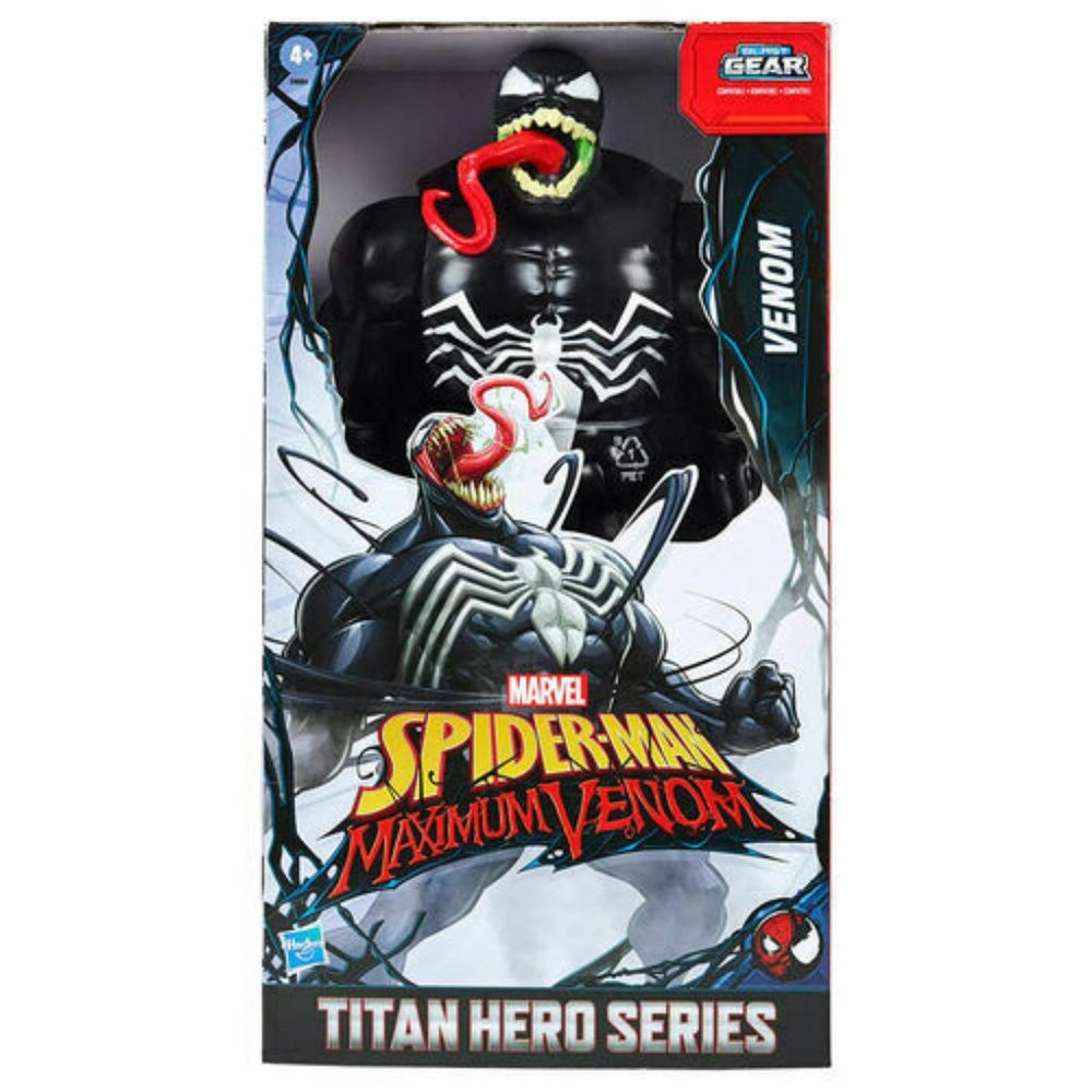 Marvel Spider-Man Maximum Venom Titan Hero Series Blast Gear Ready 14" Venom